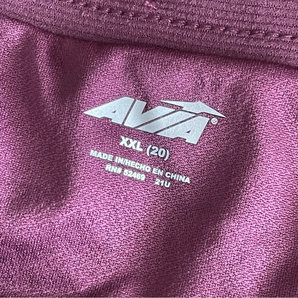 Avia Women's Shine Shorts Purple Size XXL (20) - Picture 5 of 6